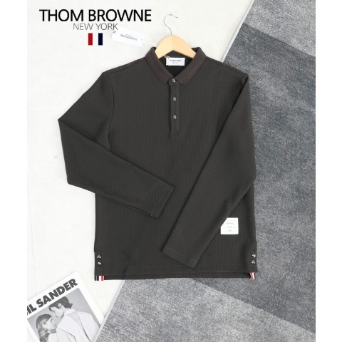 톰브** [THOM BROWNE] 와플 카라티셔츠