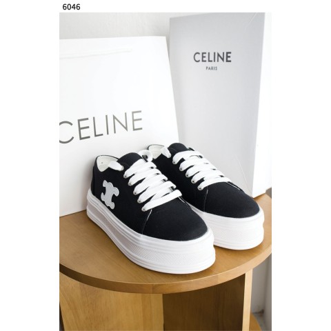 셀** [CELINE] 수입고급 제인 로우 레이스업 스니커즈