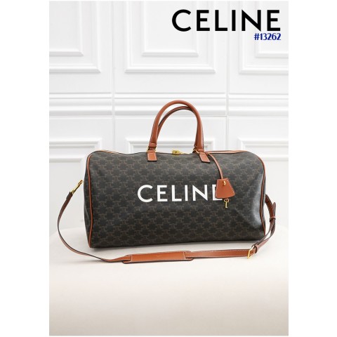 셀** 트리오페 캔버스 CELINE 프린트 보야지 백 라지 13262