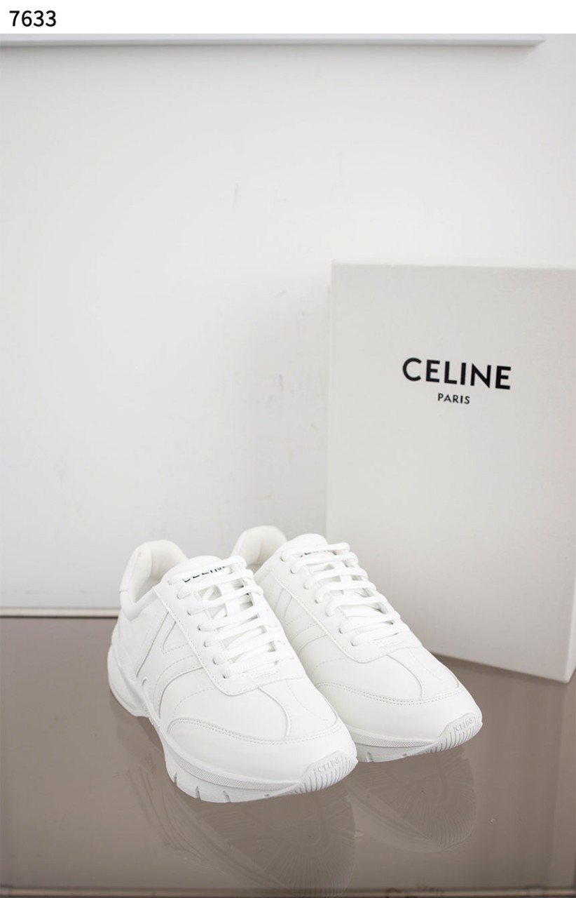 셀** [CELINE] 수입고급 CELINE CR-01 러너 로우 레이스업 스니커즈  7633